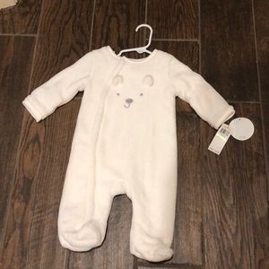 NWT Warm Fuzzy Polar Bear Onesie